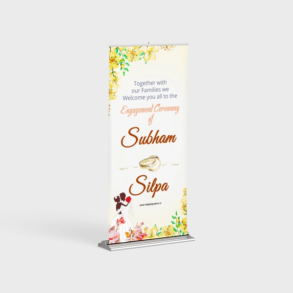 thumbnail Wedding Ceremony Flex Banner Design PSD Template Download